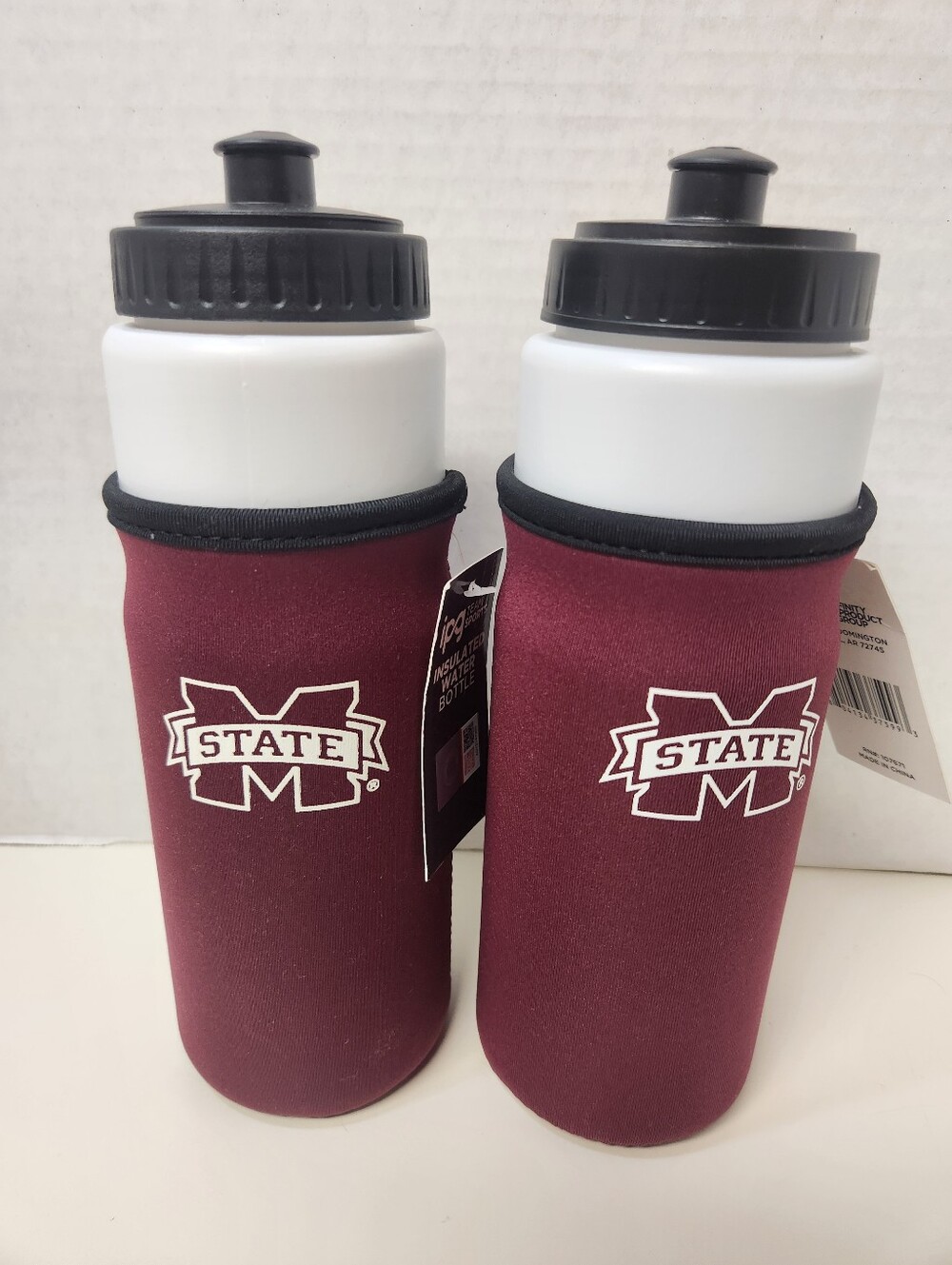 Bundle of 2 Mississippi State Bulldogs Insulated Water Bottles 22oz